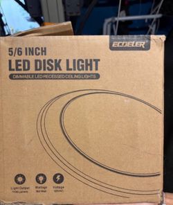 Ecoseler 5/6 Inch LED Disk Light