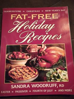 Fat-free holiday recipe cookbook