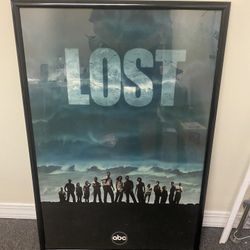 ABC’s LOST MOVIE SIZE POSTER Framed 
