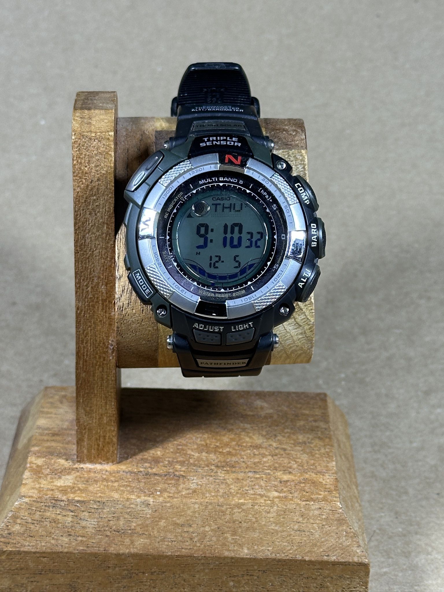Casio PAW-1500, Divers Watch, Compass, Thermometer, Barometer, Altimeter, Atomic Clock & more