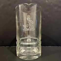 VTG Lumiinarc Verrerie d’Arques Pitcher w/ etched Swan