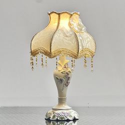 Vintage Table Lamp Victorian-Style Bedside Lamp