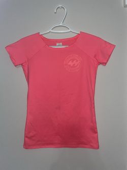 Billabong Women’s Pink Rash Guard Short Sleeve Shirt - Size S