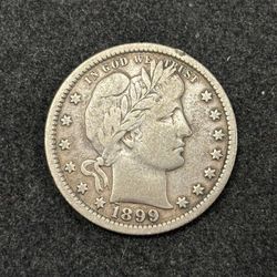 1899 Barber Silver Quarter -- AWESOME COIN IN REALLY NICE GRADE! — SHIPPING AVAILABLE!!