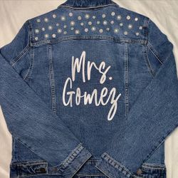 Custom Bride Jean Jacket 