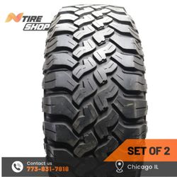 Set of 2 Used  12.5/32  LT  35X12.50R17  121Q  Falken  Wildpeak M/T MT01