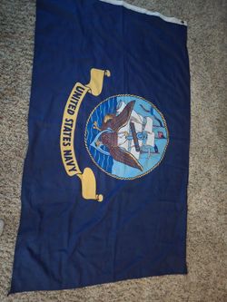 Nylon united states navy flag