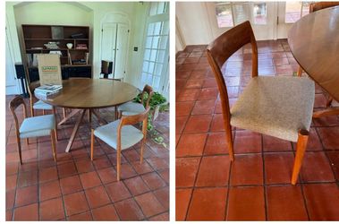 Vintage Danish Mid-Century Teak Dining Chairs (Set)