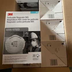 Construction Masks - ULINE - Lot Of 8 Boxes 