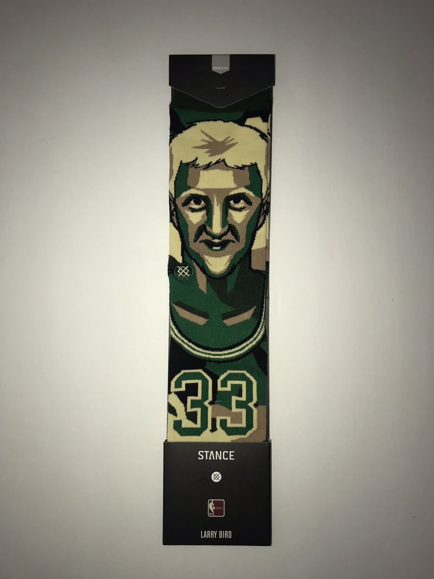 Stance Larry Bird socks Size medium 6-8.5