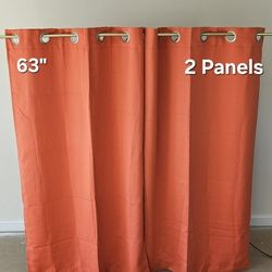 Blackout Curtains 63"
