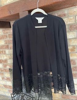Misook Women's Black Cardigan Size XL