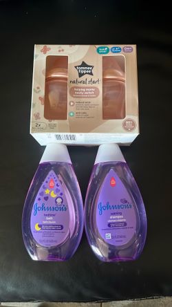 Tommee tippee natural start & Johnson’s bath soap