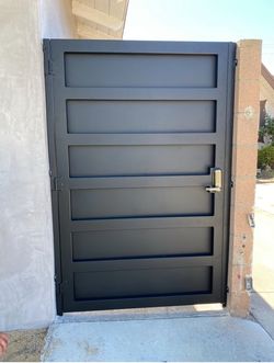 Wrought iron gates