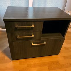 Office Storage Cabinet Table With Drawers and Shelves Night Stand Desk