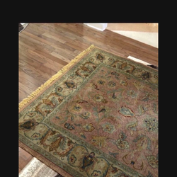 Wool New Zealand rug 5 1/2 x 8