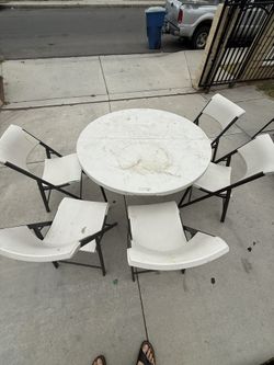 Table Set Include 5 Chairs