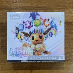 Pokemon Prismatic Evolutions Elite Trainer Box 