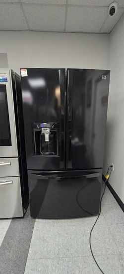 Kenmore Elite French Door Fridge – Black, Ice/Water Dispenser