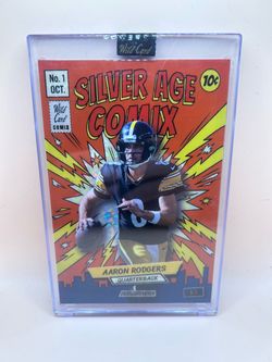 2026 Aaron Rodgers Wild silver age comix Mammoth 1/1🔥
