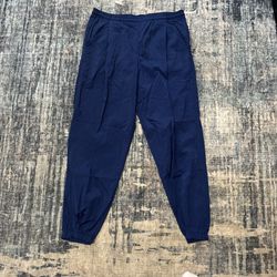 Navy blue vintage 90s Nike track pants sportswear