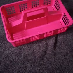 Pink Caddy Basket 