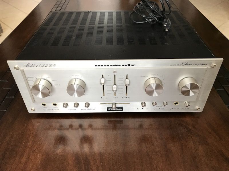 Marantz 1122DC Integrated Amplifier - Fully Recapped