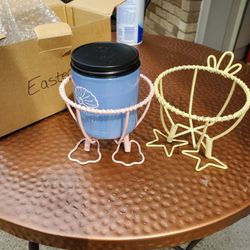 Gold Canyon Bunny And Chick Candle Holders 