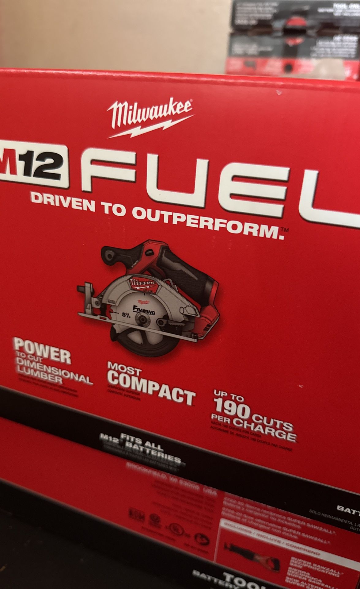 Milwaukee M12 Fuel Cordless Circular Saw