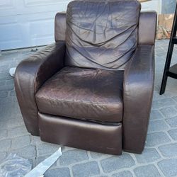 Leather couch