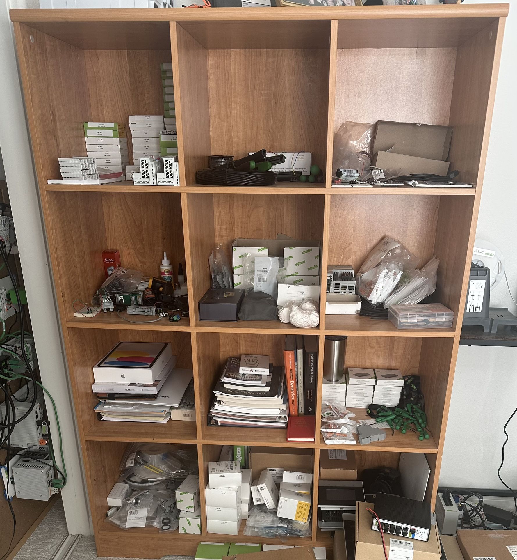 Wood Bookcase / Shelving Unit