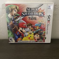 Super Smash Bros 3DS Case + Manual – NO Game PRICE IN DESCRIPTION 