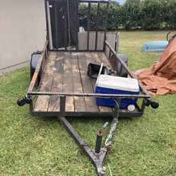 Lawn Trailer Perfect Condition 6 By 12