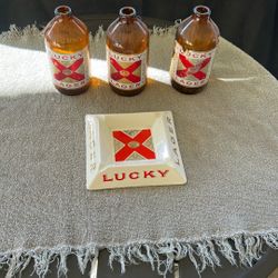 Triple X  Lucky Lager Cone tops And An Ashtray To Boot