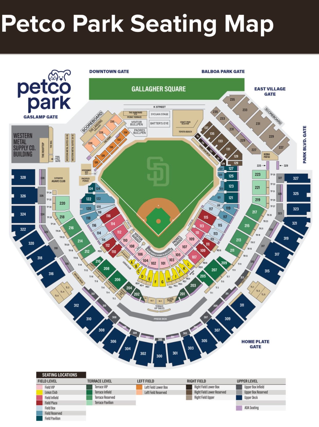 Padres Games Lexus Club Access $135 Each.