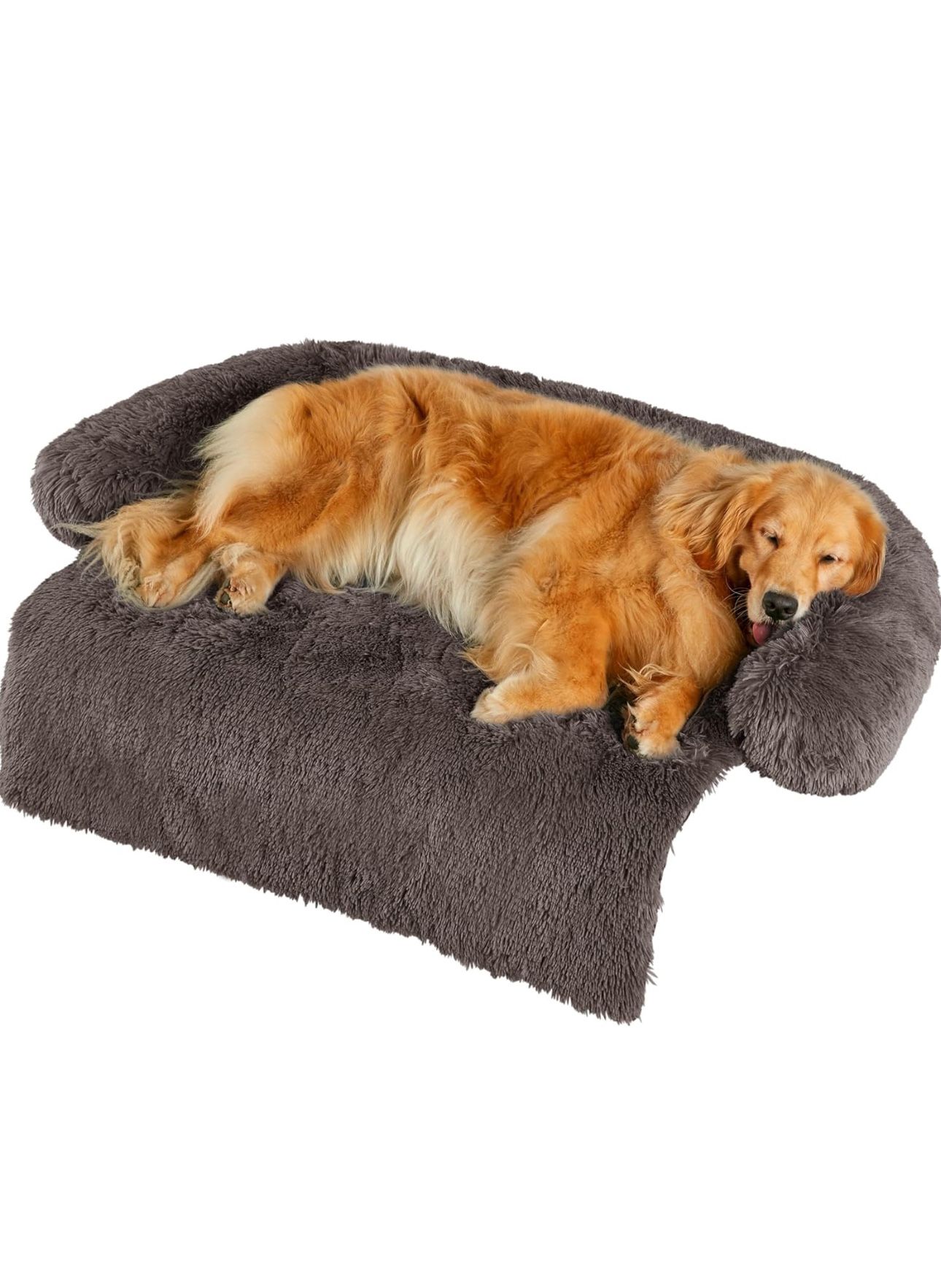 Dog Bed for Couch - Calming Dogs Beds for X-Large Pets, Fluffy Plush Cats Mat...