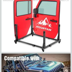 Jeep Wrangler Door Storage Cart