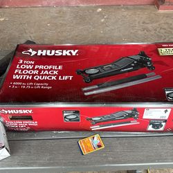 Husky 3 Ton Low Profile Floor Jack
