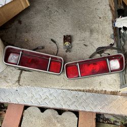 VINTAGE DODGE rear TAIL LIGHT TAIL LAMP LENS MOPAR GENUINE FACTORY ORIGINAL OEM and switch