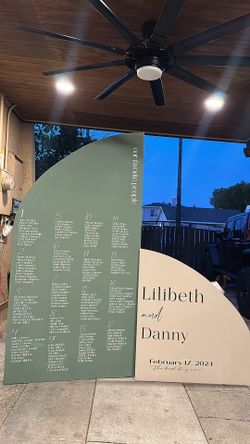 Wedding Seating Chart