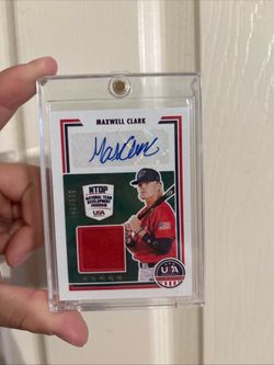 Max Clark Team USA Auto Card
