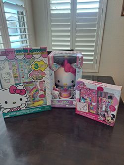 Hello Kitty Remote Control Figure, Super Activity Set, Minnie Journal Set