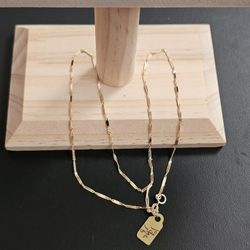 14k Gold Necklace 16 Inch