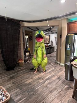 Inflatable T-Rex Dinosaur Costume kids size