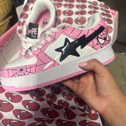 Pink Spider Man Bape 
