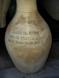Manuel Enos whiskey jug