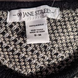 99 Jane Street Poncho/ Sweater. 