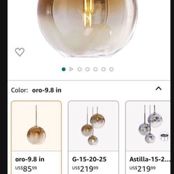 Lámpara Colgante (Nueva En Caja )