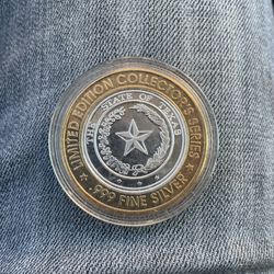 .999 Fine Silver Casino Collectors Coins