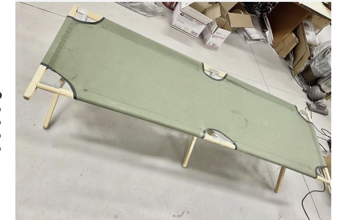 Byer Of Maine Camping Cot Vintage -Nice!